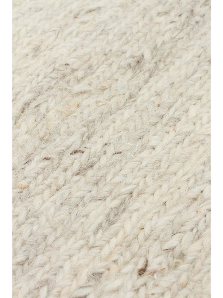 Sumak Artisan Serisi %100 Naturel Yeni Zelanda Yünü & Pamuk Krem Renk El Dokuma Halı NX-747