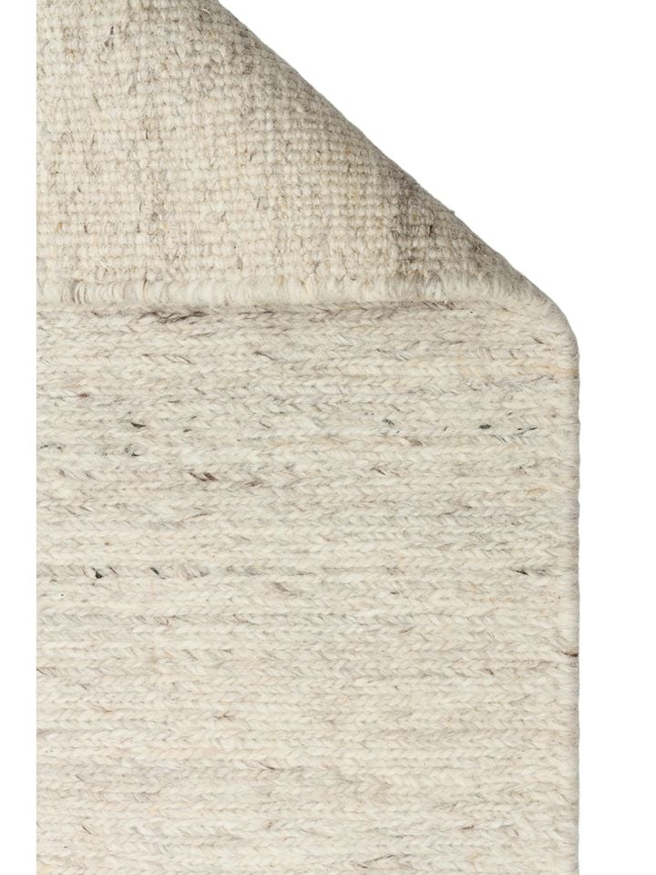 Sumak Artisan Serisi %100 Naturel Yeni Zelanda Yünü & Pamuk Krem Renk El Dokuma Halı NX-747