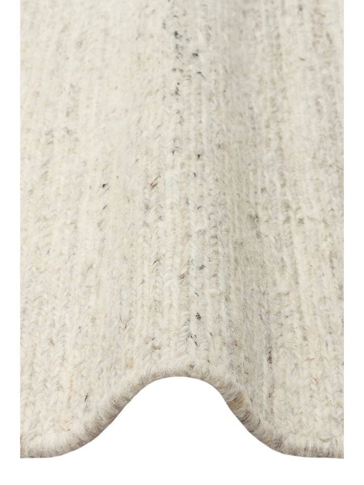 Sumak Artisan Serisi %100 Naturel Yeni Zelanda Yünü & Pamuk Krem Renk El Dokuma Halı NX-747