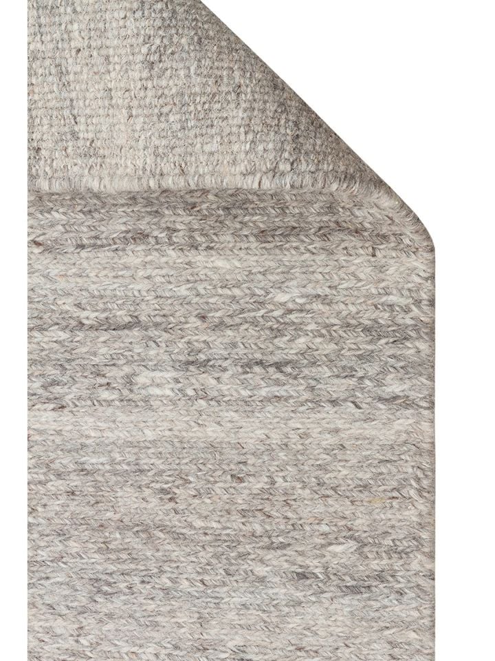 Sumak Artisan Serisi %100 Naturel Yeni Zelanda Yünü & Pamuk Gri Renk El Dokuma Halı NX-748