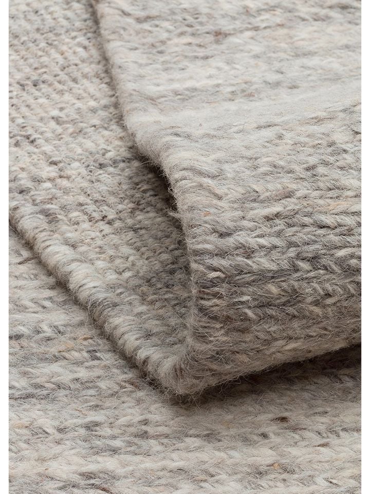 Sumak Artisan Serisi %100 Naturel Yeni Zelanda Yünü & Pamuk Gri Renk El Dokuma Halı NX-748
