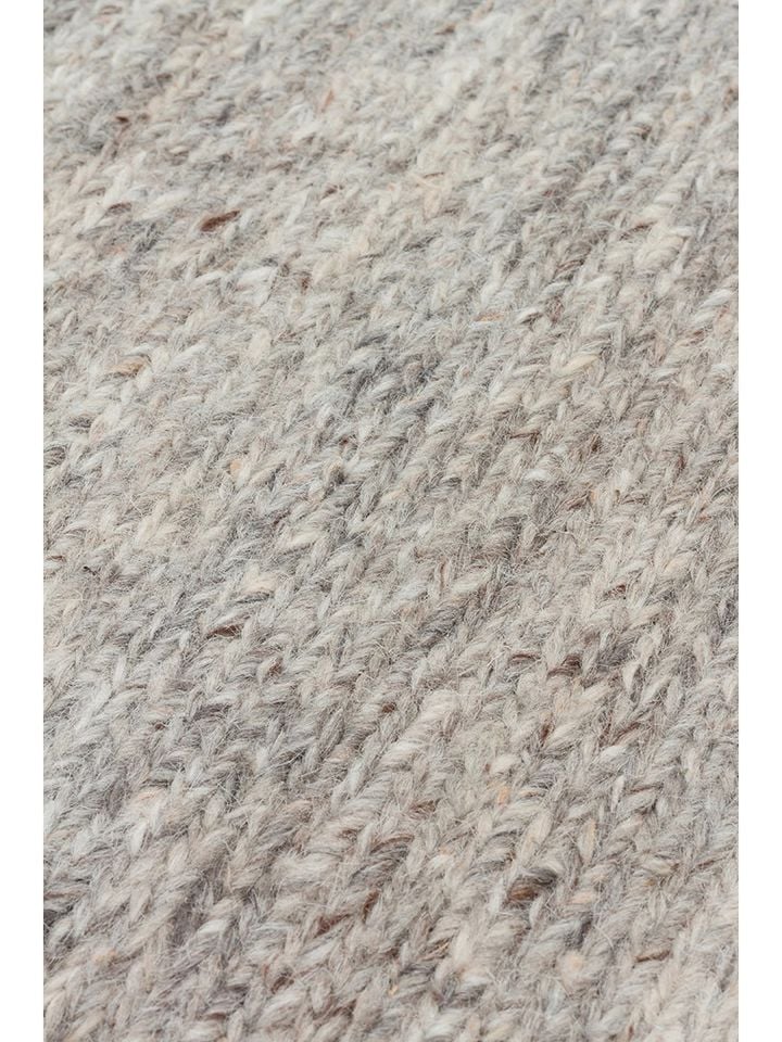 Sumak Artisan Serisi %100 Naturel Yeni Zelanda Yünü & Pamuk Gri Renk El Dokuma Halı NX-748