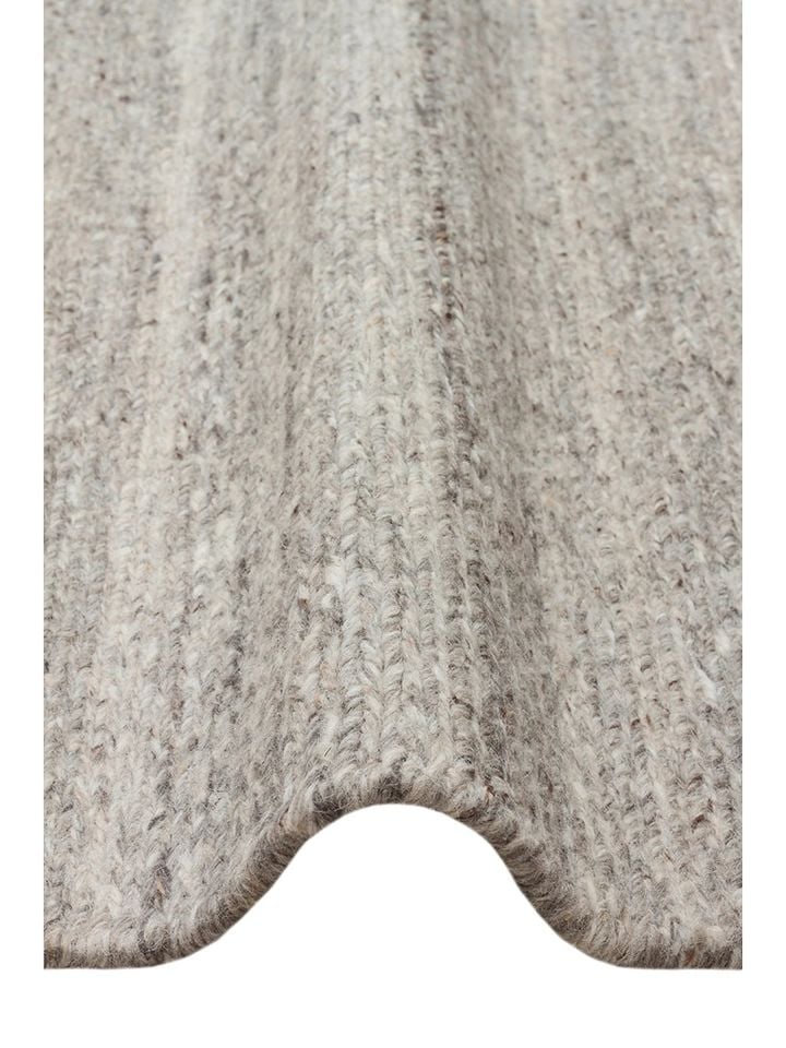 Sumak Artisan Serisi %100 Naturel Yeni Zelanda Yünü & Pamuk Gri Renk El Dokuma Halı NX-748