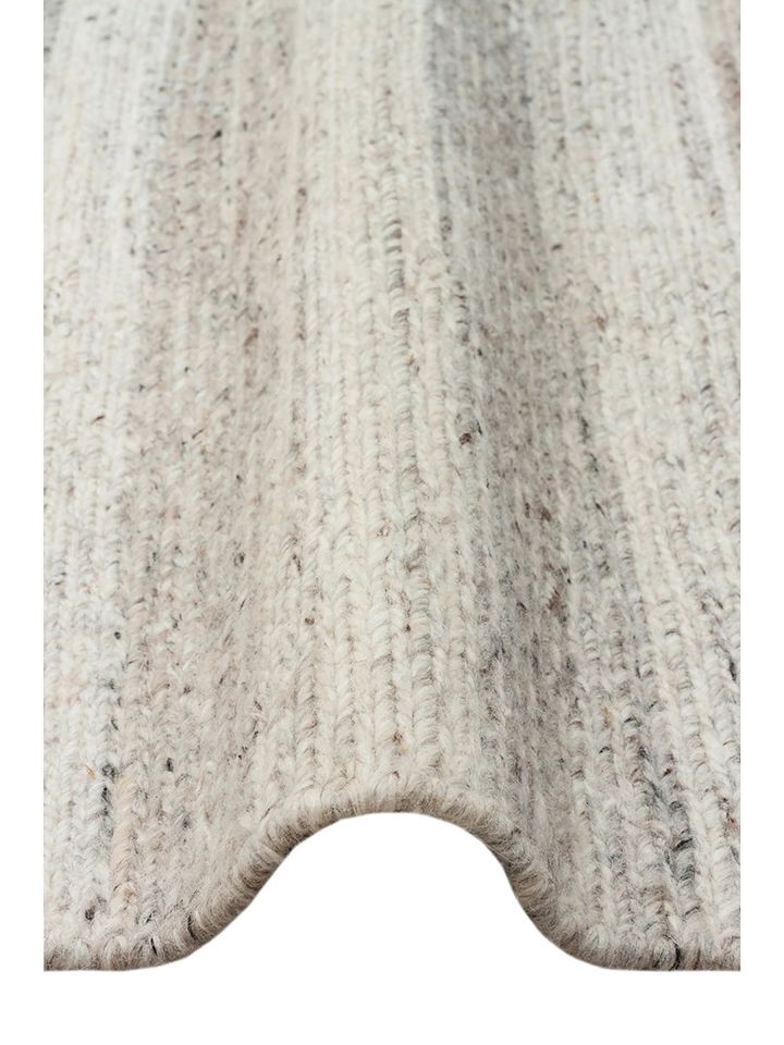 Sumak Artisan Serisi %100 Naturel Yeni Zelanda Yünü & Pamuk Taş Renk El Dokuma Halı NX-750