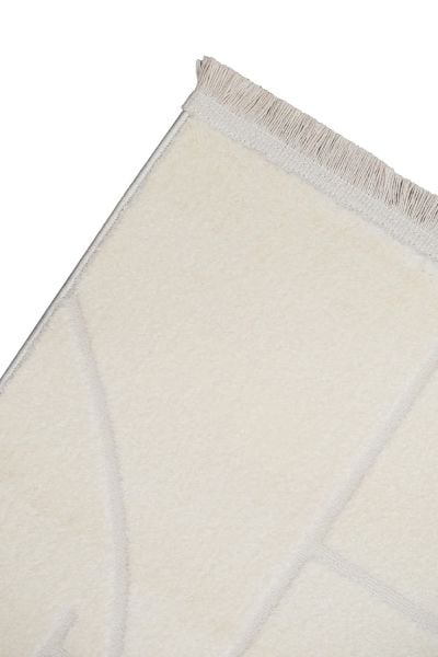 Bony Serisi Krem Renk Modern Halı CH-92