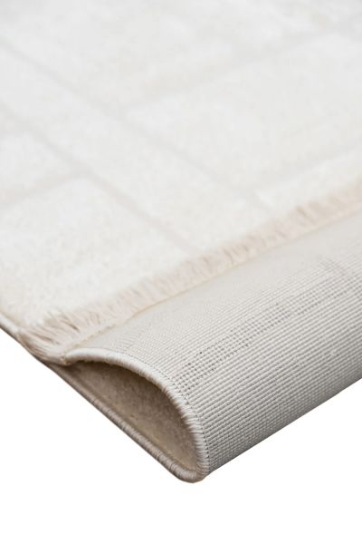 Bony Serisi Krem Renk Modern Halı CH-92