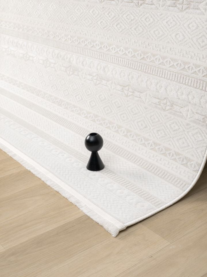 Vera Serisi Krem Makine Dokuma Halısı SH-144