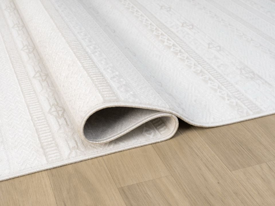 Vera Serisi Krem Makine Dokuma Halısı SH-144