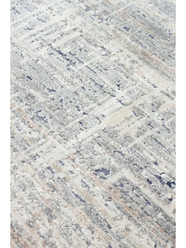 Lumina Luxe Serisi Modern Parlak Viskon & Akrilik Karışımlı Multi Renk Halı NX-751