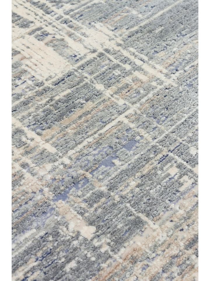 Lumina Luxe Serisi Modern Parlak Viskon & Akrilik Karışımlı Multi Renk Halı NX-751