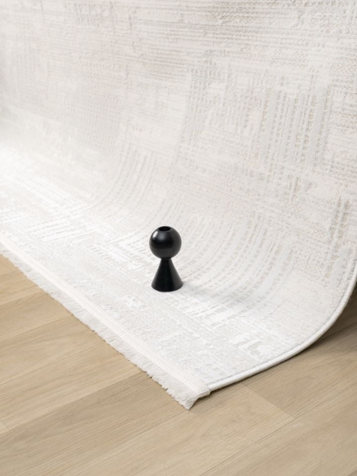 Vera Serisi Krem Makine Dokuma Halısı SH-146