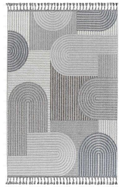 Nordic Serisi Gri Renk Modern Halı TH-71