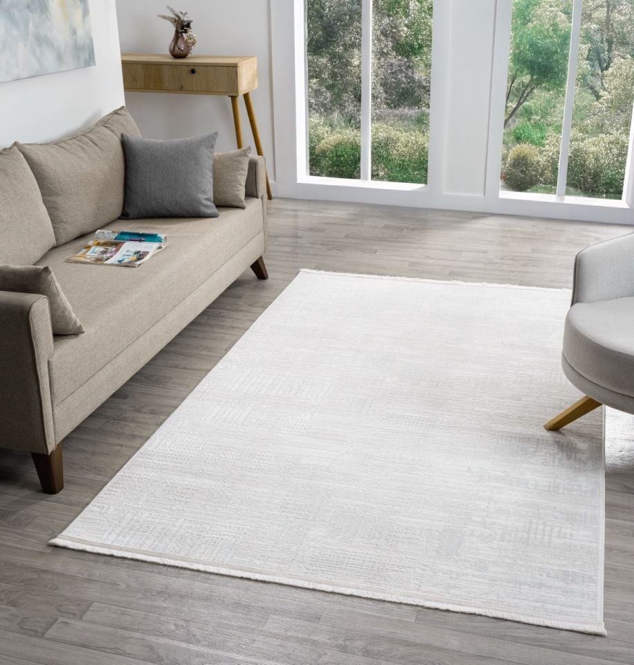 Vera Serisi Krem Makine Dokuma Halısı SH-146