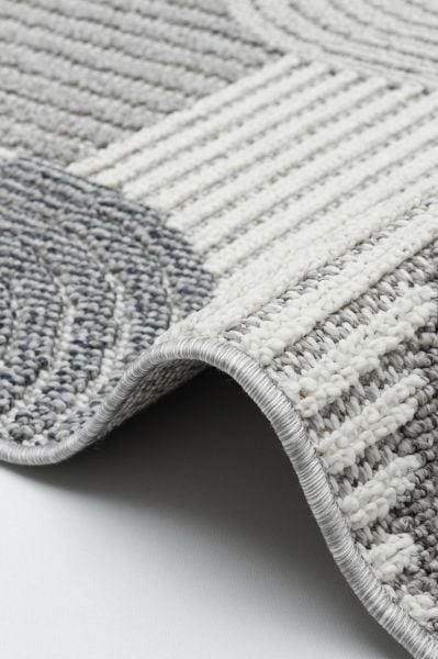 Nordic Serisi Gri Renk Modern Halı TH-71