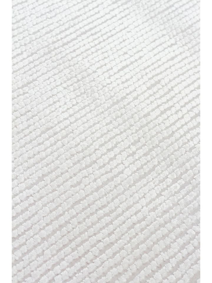 Lumina Luxe Serisi Modern Parlak Viskon & Akrilik Karışımlı Krem Renk Halı NX-754