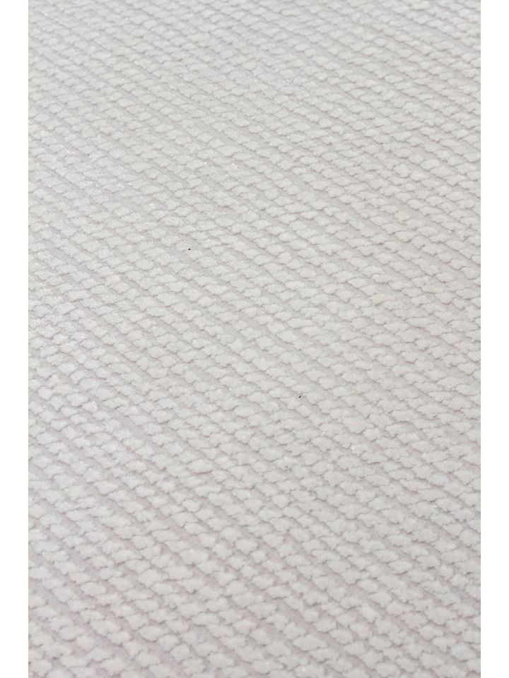 Lumina Luxe Serisi Modern Parlak Viskon & Akrilik Karışımlı Krem Renk Halı NX-754