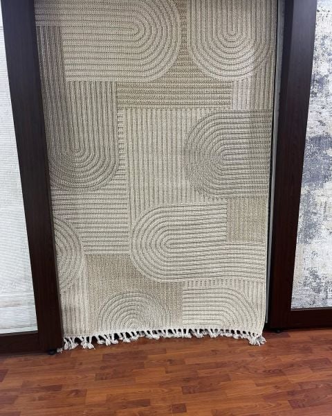 Nordic Serisi Bej Renk Modern Halı TH-72