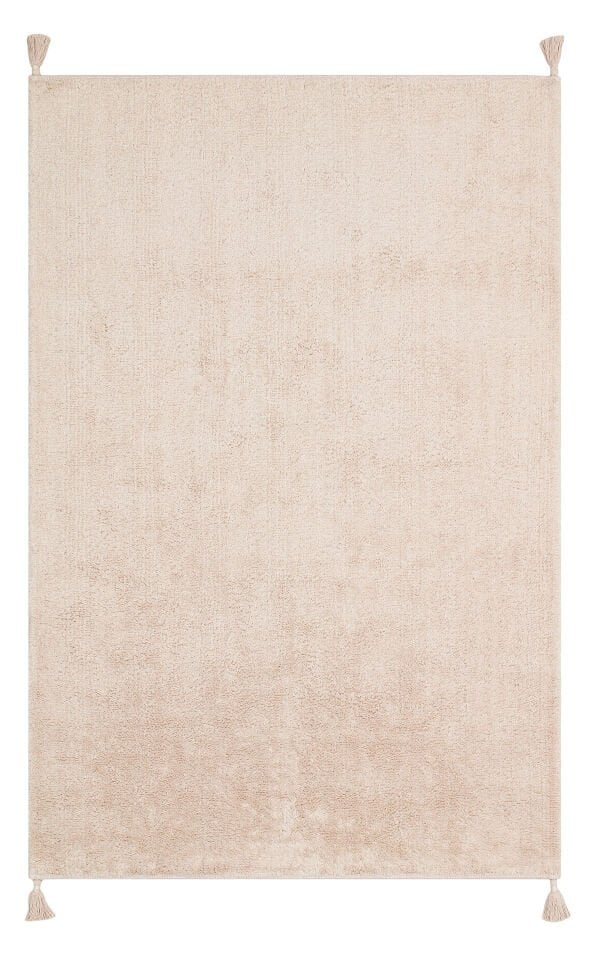 Yıkanabilir Kaymaz Tabanlı Natural Pamuk Çocuk/Bebek Halısı NX-224