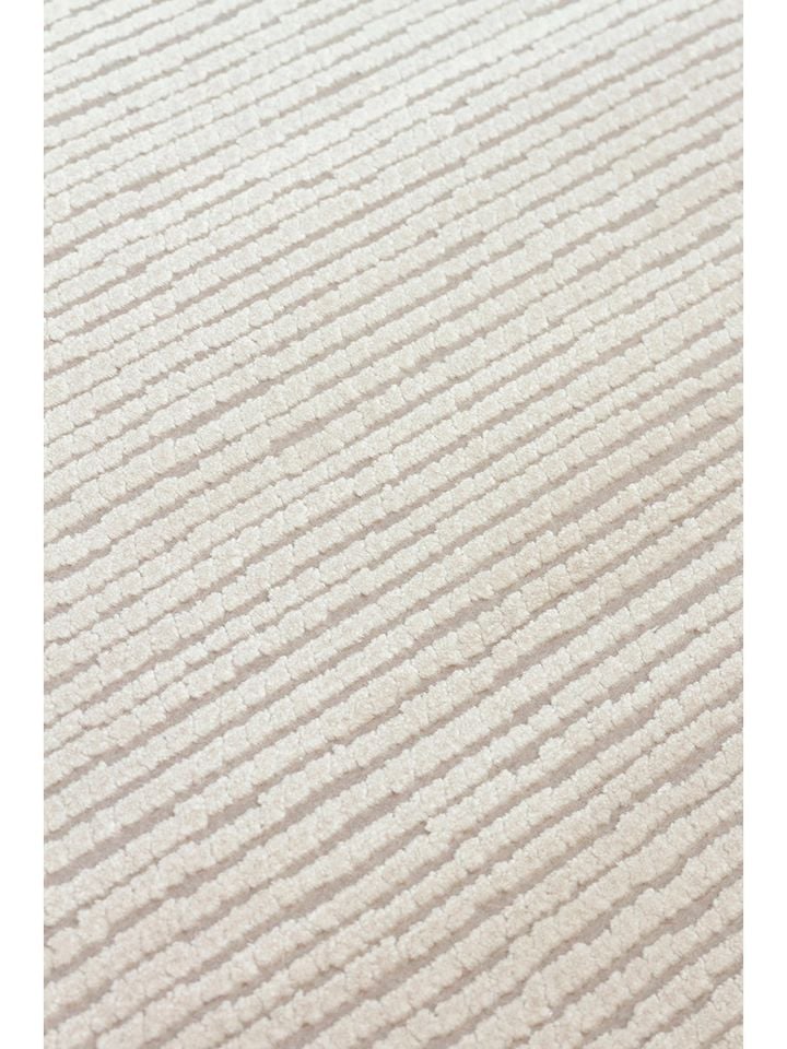 Lumina Luxe Serisi Modern Parlak Viskon & Akrilik Karışımlı Bej Renk Halı NX-756