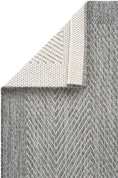 Alfa Serisi Makinede Yıkanabilir Gri/Antrasit Sisal Halı NX-08