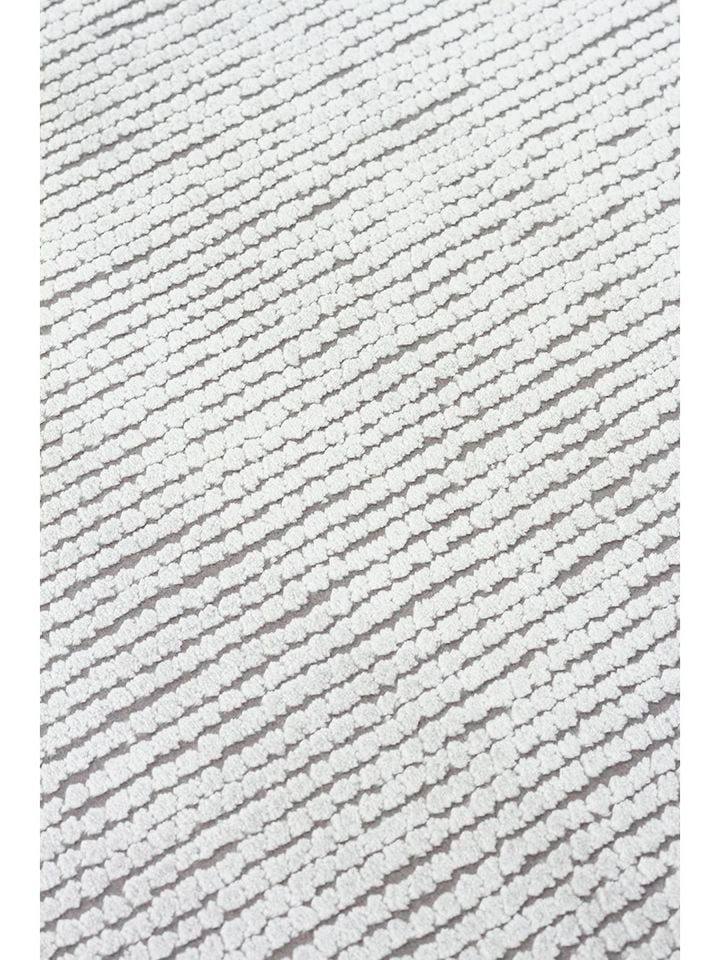 Lumina Luxe Serisi Modern Parlak Viskon & Akrilik Karışımlı Gri Renk Halı NX-757