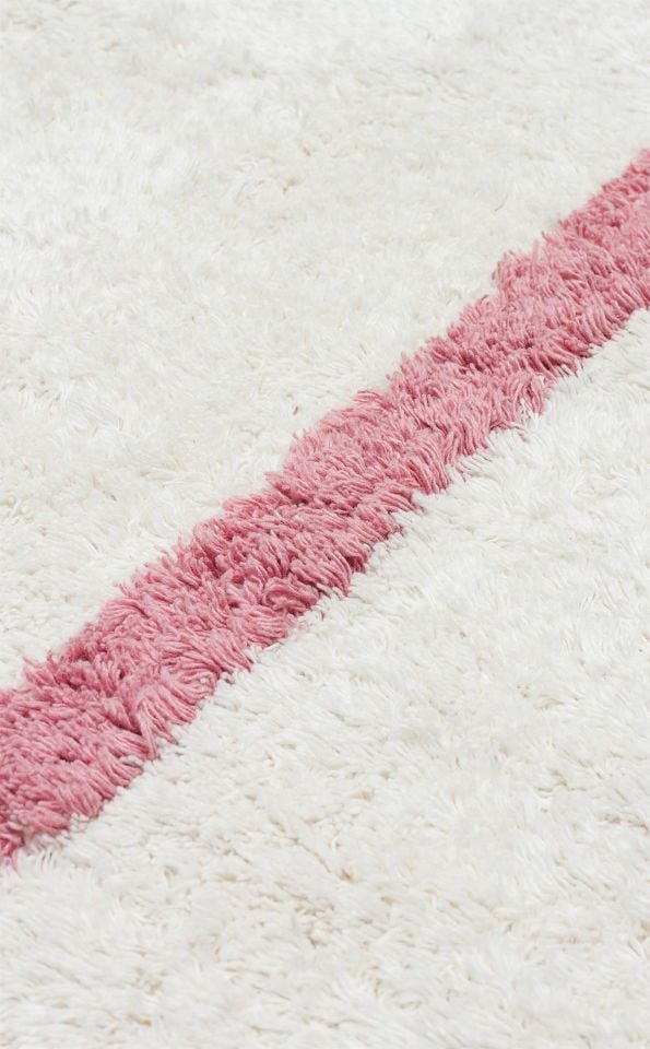 Yıkanabilir Kaymaz Tabanlı Natural Pamuk Çocuk/Bebek Halısı NX-231