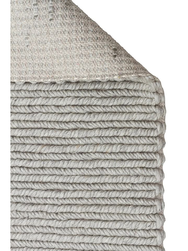 Nodus Serisi El Dokuma Örgü Yün Gri Renk Halı NX-3738