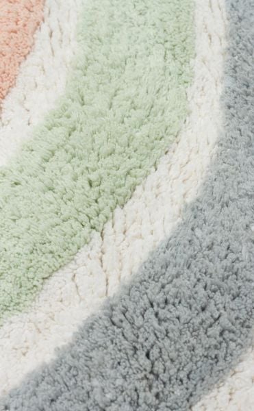 Yıkanabilir Kaymaz Tabanlı Natural Pamuk Çocuk/Bebek Halısı NX-235