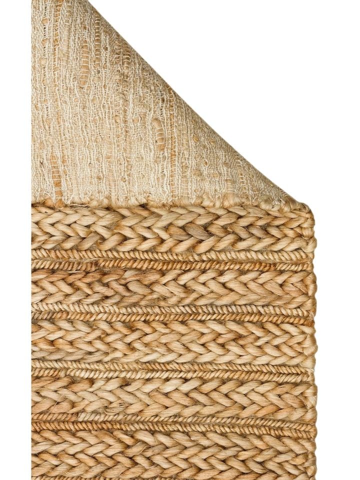 Siena Serisi Bej Renk Jüt El Dokuma Halı NX-1704