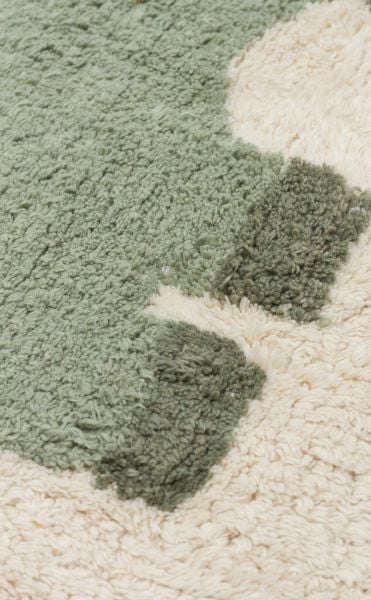 Yıkanabilir Kaymaz Tabanlı Natural Pamuk Çocuk/Bebek Halısı NX-236