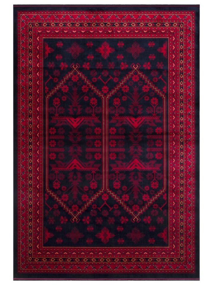 Nigar Serisi Viskon Yumuşak İplik Makine Halısı EH-6207