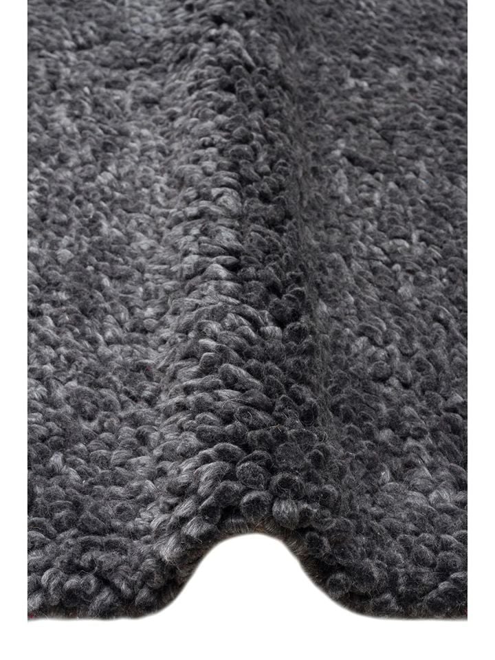 Boreal Serisi El Dokuma Modern Antrasit Renk Shaggy Halı NX-3740