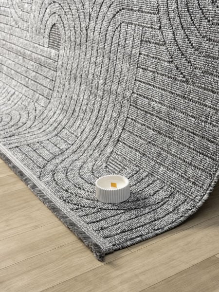 Avina Serisi Antrasit Kolay Temizlenebilir Sisal Halı SH-43