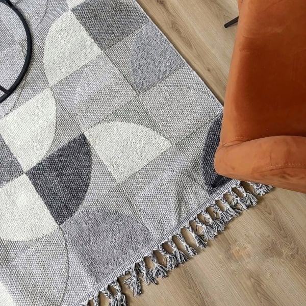 Nordic Serisi Bej Renk Modern Halı TH-73