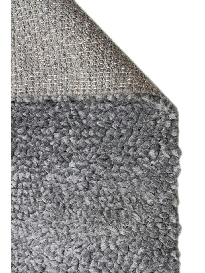 Boreal Serisi El Dokuma Modern Gri Renk Shaggy Halı NX-3741