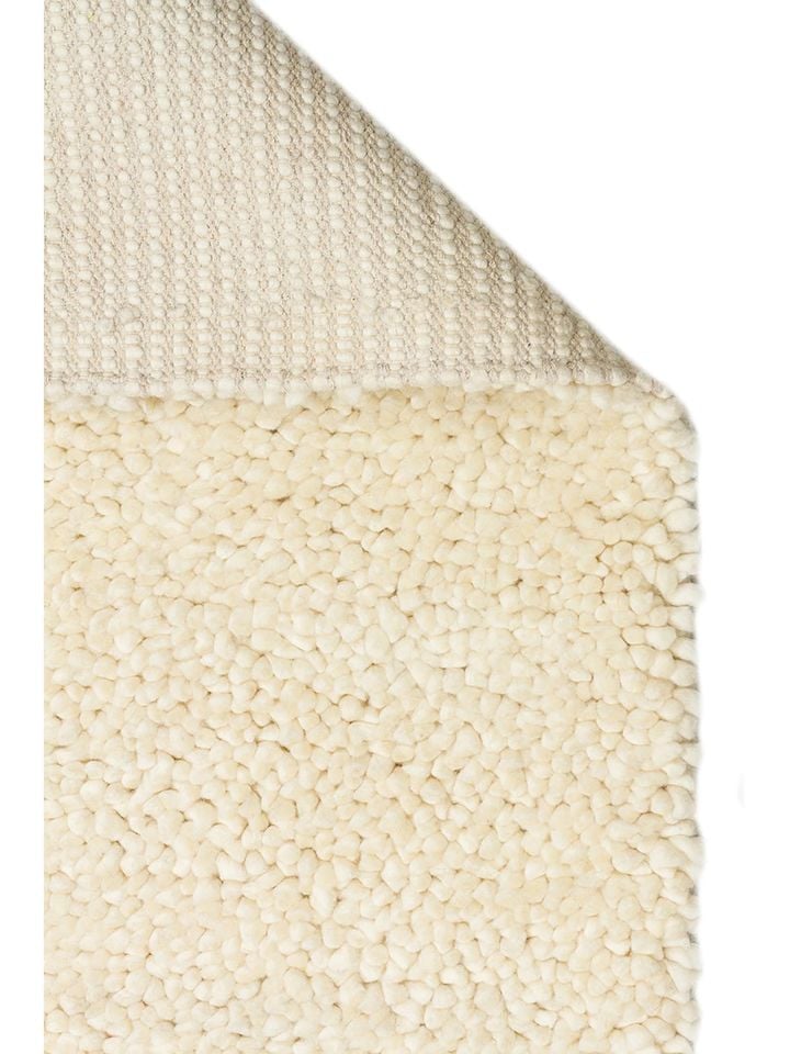 Boreal Serisi El Dokuma Modern Krem Renk Shaggy Halı NX-3742