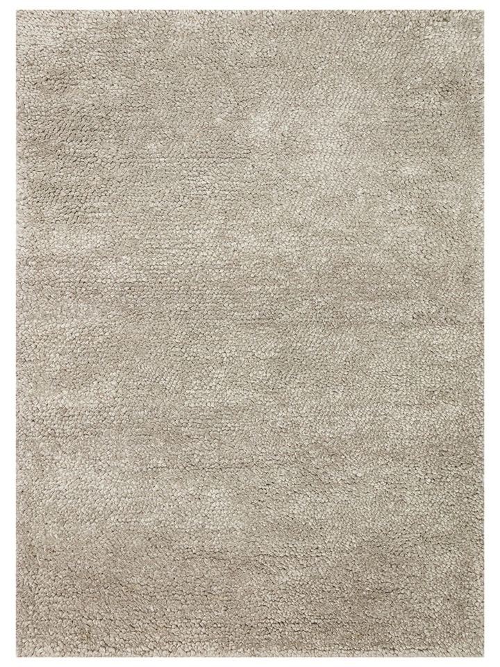 Boreal Serisi El Dokuma Modern Gümüş Renk Shaggy Halı NX-3743