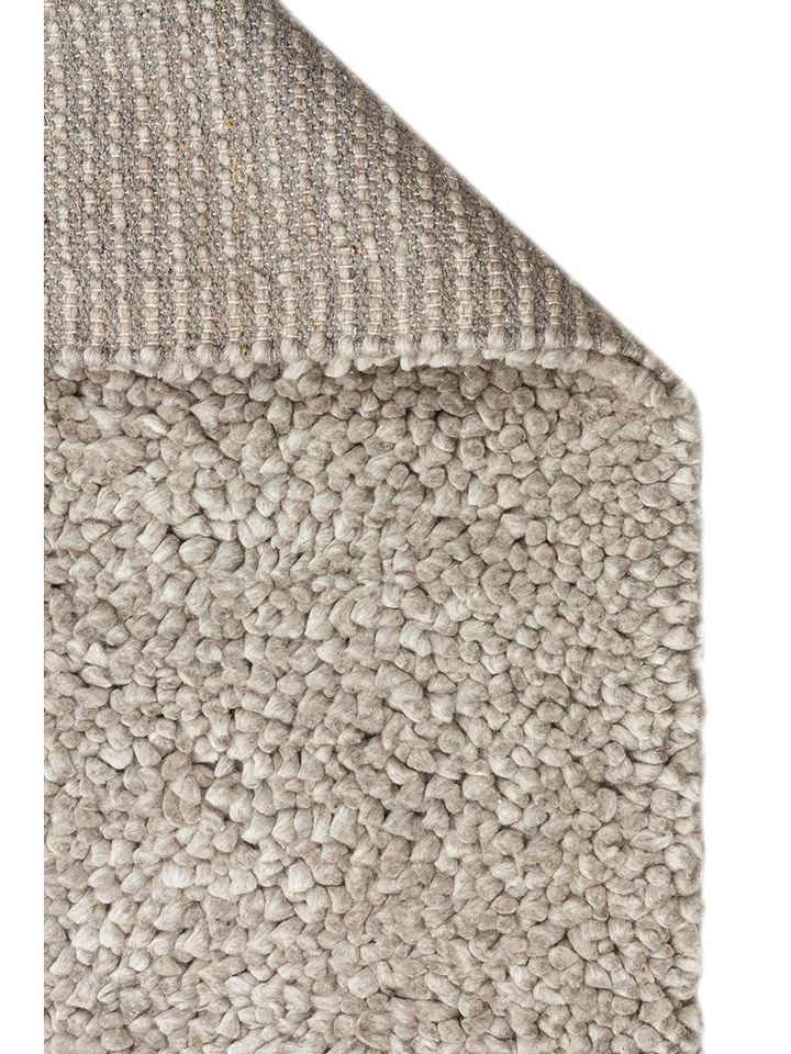Boreal Serisi El Dokuma Modern Gümüş Renk Shaggy Halı NX-3743