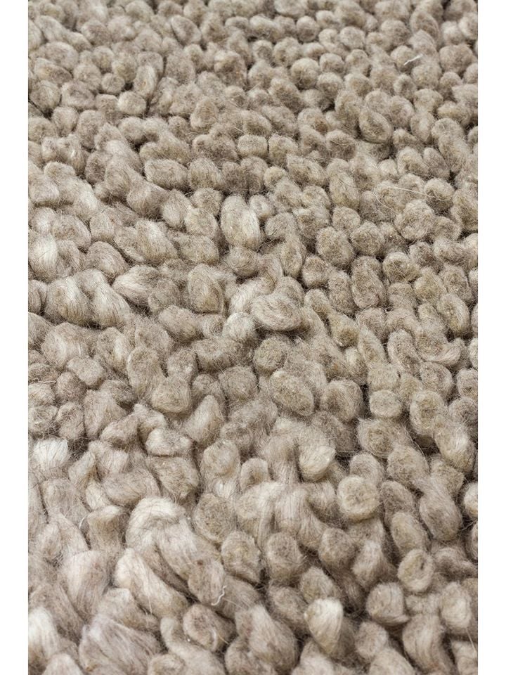 Boreal Serisi El Dokuma Modern Gümüş Renk Shaggy Halı NX-3743