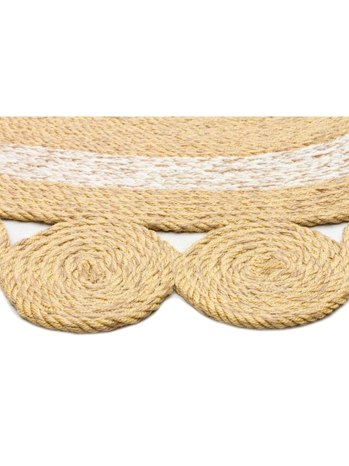 Siena Serisi Natural Renk Jüt Modern Dekoratif Halı NX-1711