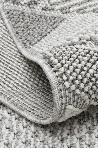 Nordic Serisi Gri Renk Modern Halı TH-76