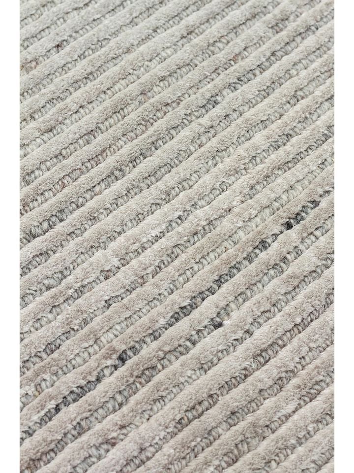 Celsus Serisi El Dokuma Modern Sade Gri Renk Halı NX-766