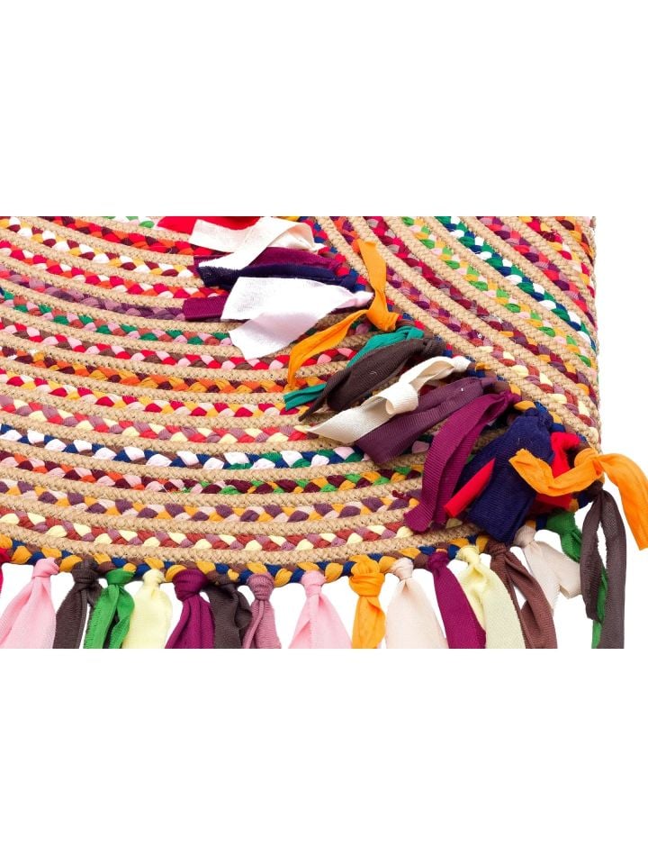 Siena Serisi Multi Renk Jüt Modern Dekoratif Halı NX-1713