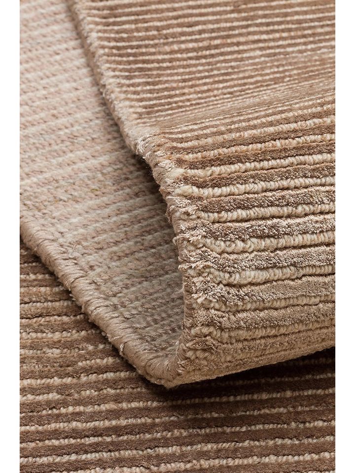 Celsus Serisi El Dokuma Modern Sade Kahverengi Halı NX-767