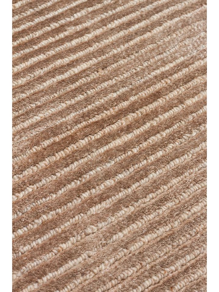 Celsus Serisi El Dokuma Modern Sade Kahverengi Halı NX-767