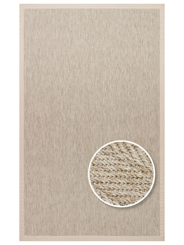 Beta Serisi Bordürlü Sisal Halı NX-5674