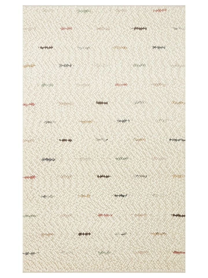 Liva Serisi İskandinav Tarzı İri Örgü Dokulu Renkli Doğal Yün Halı NX-3690