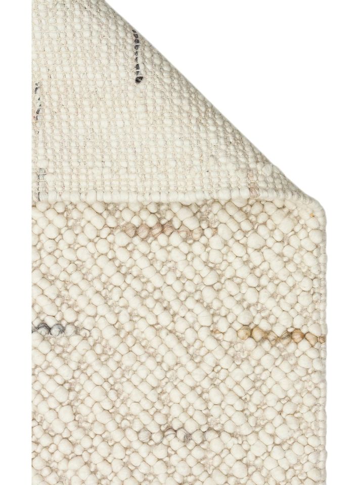 Liva Serisi İskandinav Tarzı İri Örgü Dokulu Renkli Doğal Yün Halı NX-3690