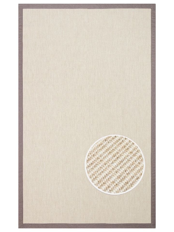 Beta Serisi Bordürlü Sisal Halı NX-5675