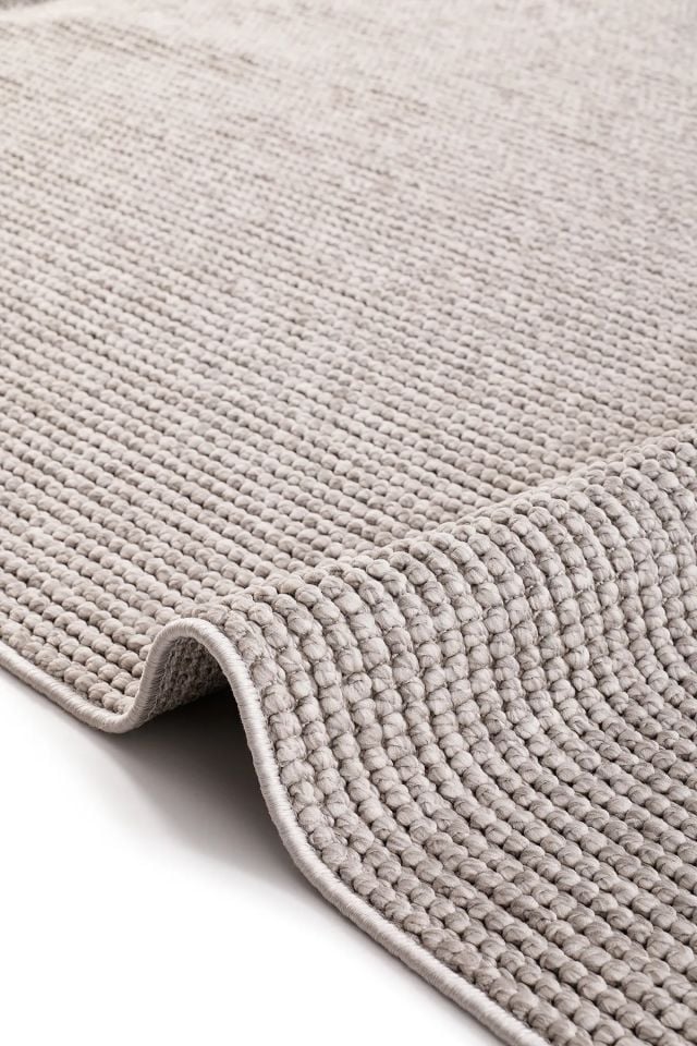 Clam Serisi Bukle Modern Gri Renk Halı NX-3008G